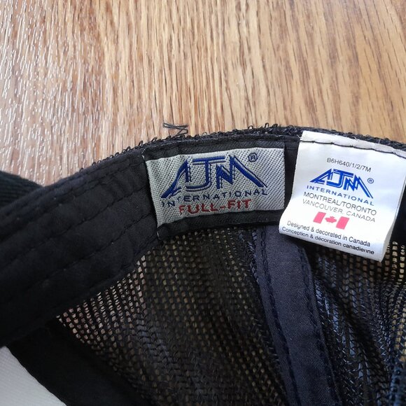 Vintage Trucker Hat JBT Transport Mesh Snapback Cap Black Purple White - Picture 7 of 12